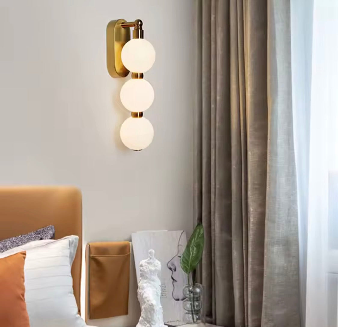 White Acrylic wall sconce