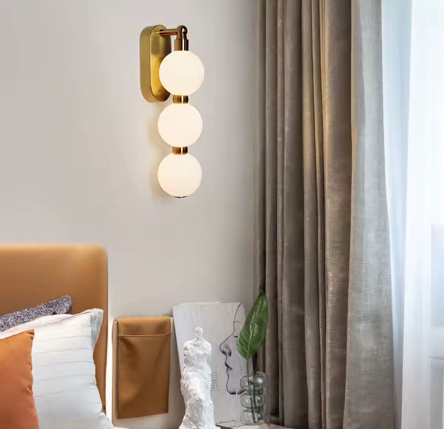 White Acrylic wall sconce