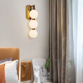 White Acrylic wall sconce