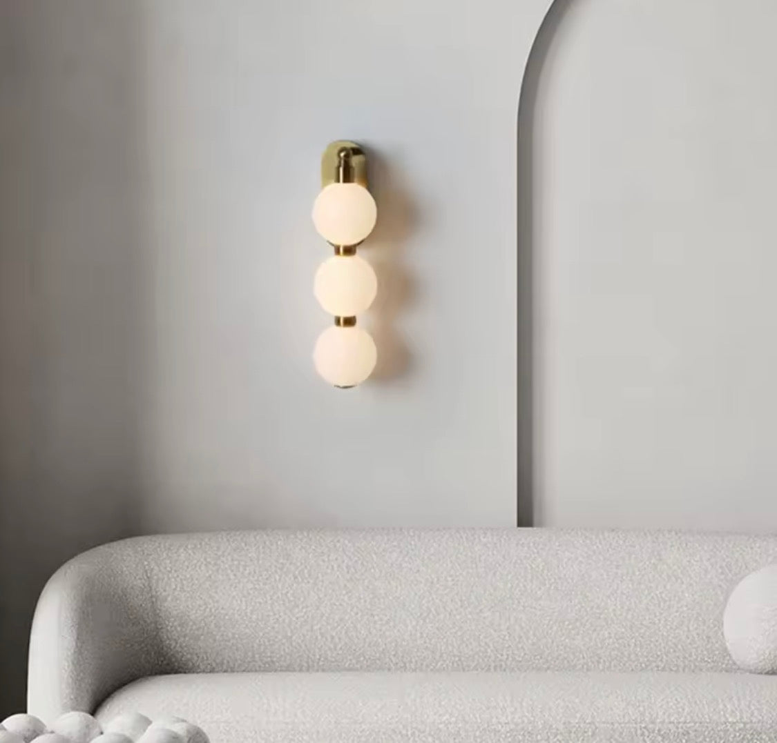 White Acrylic wall sconce