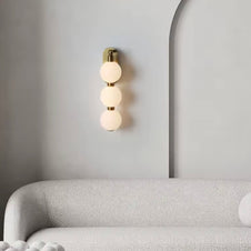 White Acrylic wall sconce