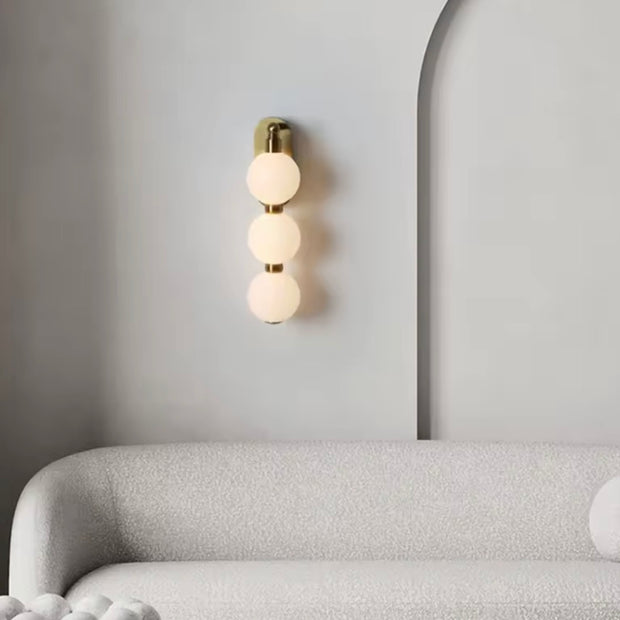 White Acrylic wall sconce