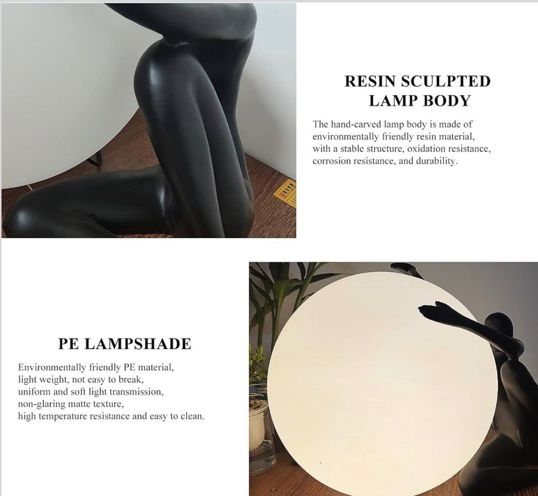 Humanoid Table top light sculpture