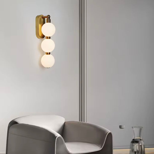White Acrylic wall sconce