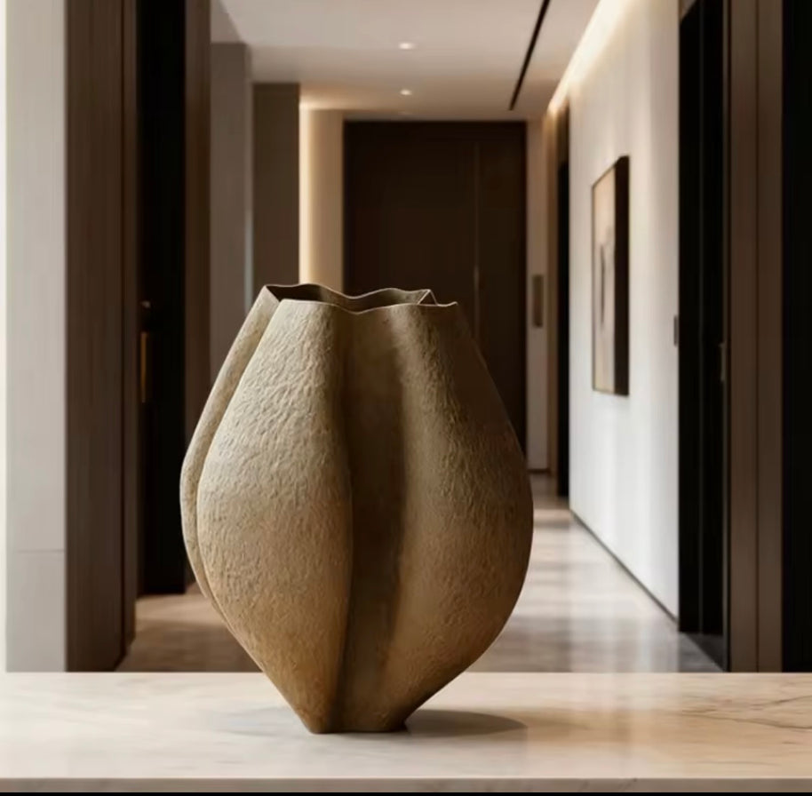 Geometric fold flowerpot