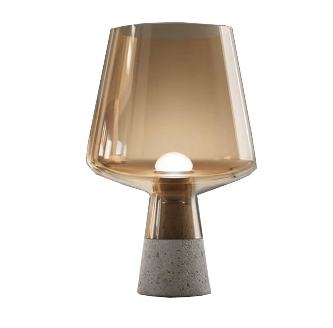 Cognac table lamp