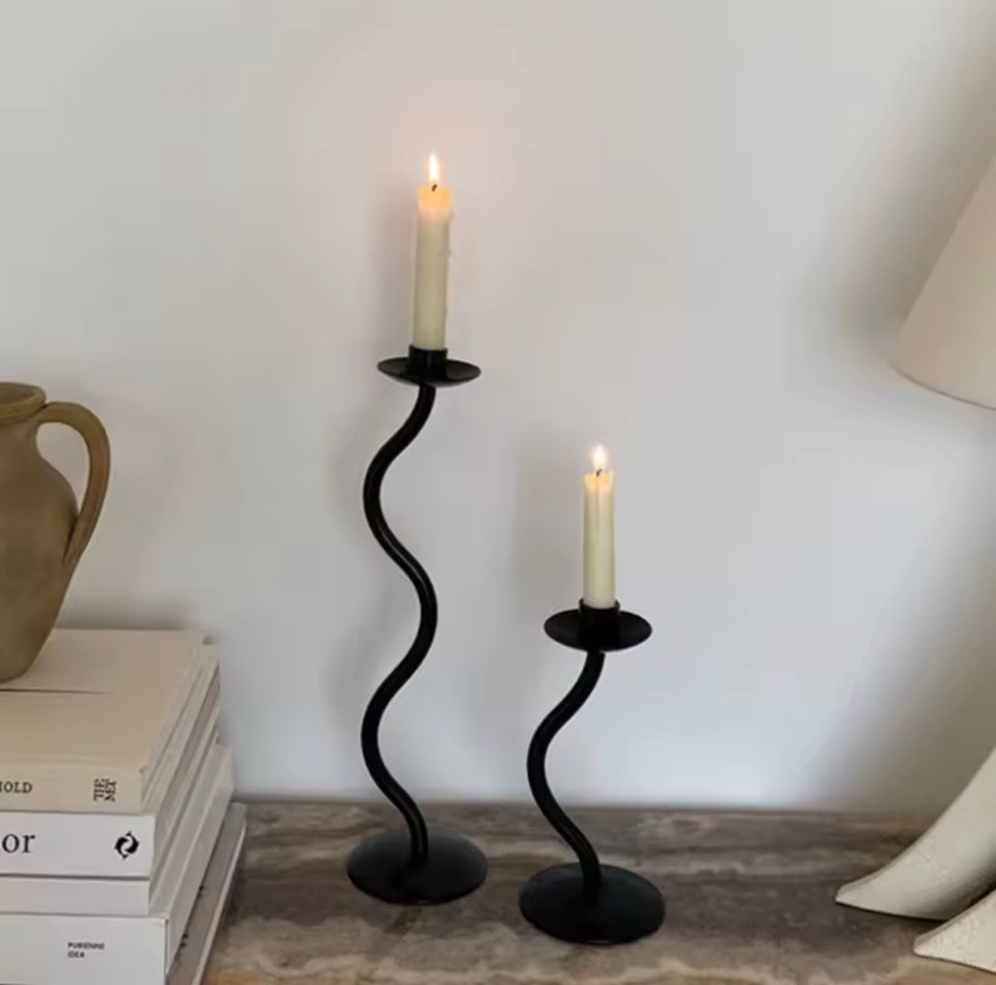 Set of 2 Vintage candlesticks