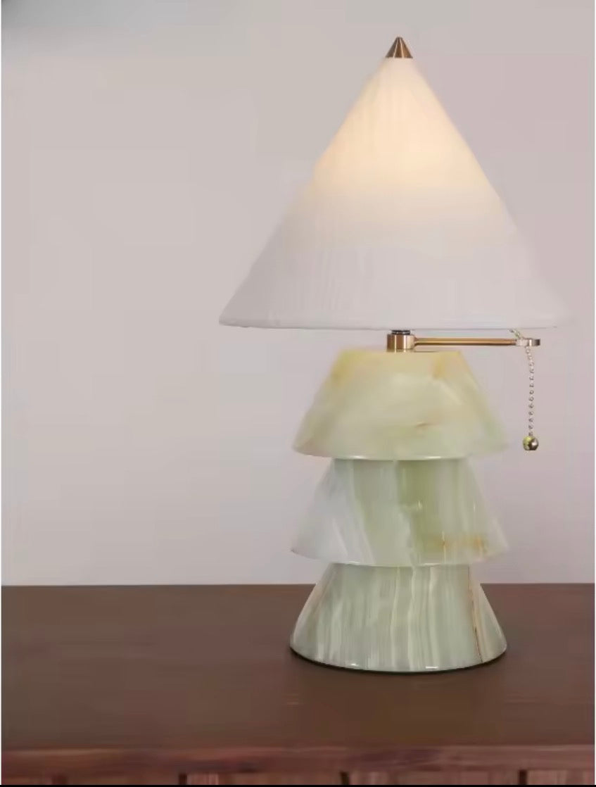 Powder Jade Table Lamp
