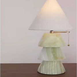 Powder Jade Table Lamp