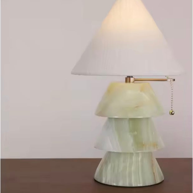 Powder Jade Table Lamp