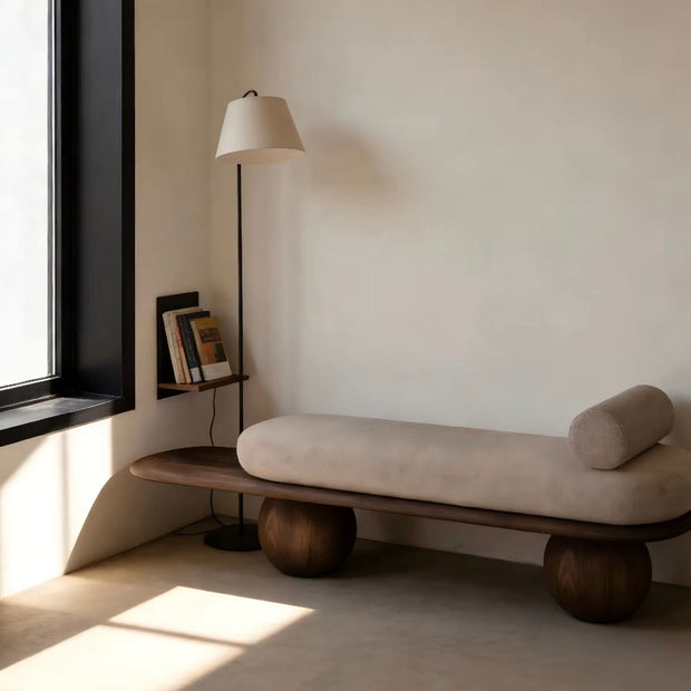 Glenn Nordic Entryway bench