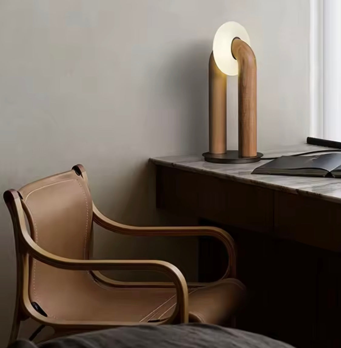 Hortense wooden table lamp