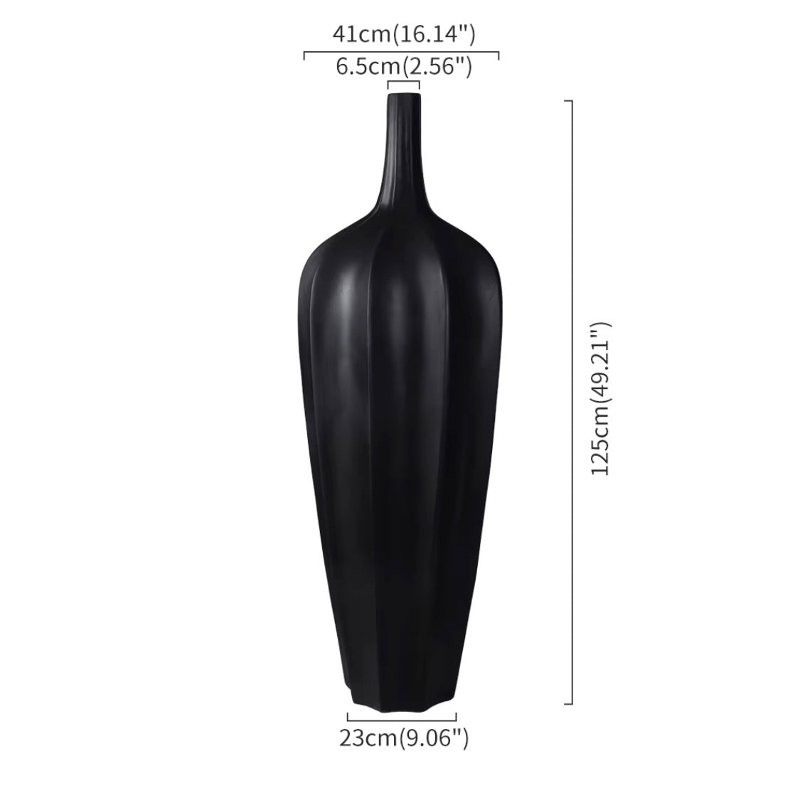 Cavi Ceramic floor vase