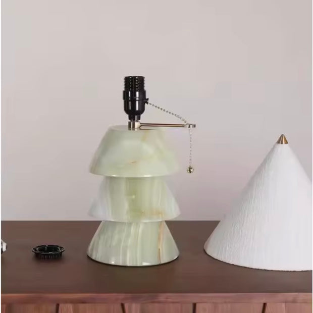 Powder Jade Table Lamp