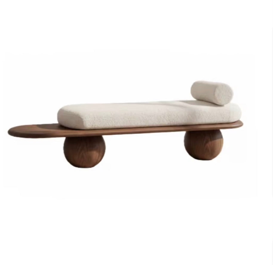 Glenn Nordic Entryway bench