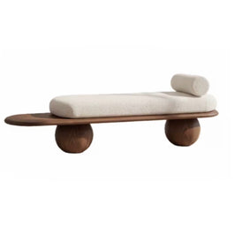 Glenn Nordic Entryway bench
