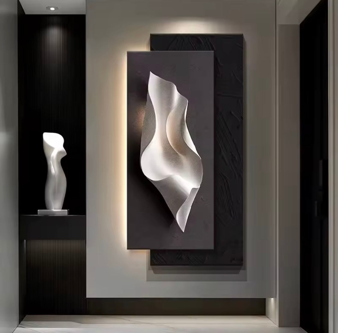3D wall Art with light