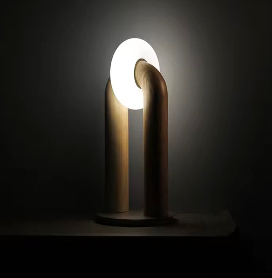 Hortense wooden table lamp