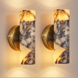 Alabaster Marble Wall light set (2pack)