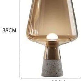 Cognac table lamp