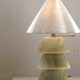 Powder Jade Table Lamp