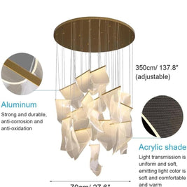 Rotating Chandelier Light