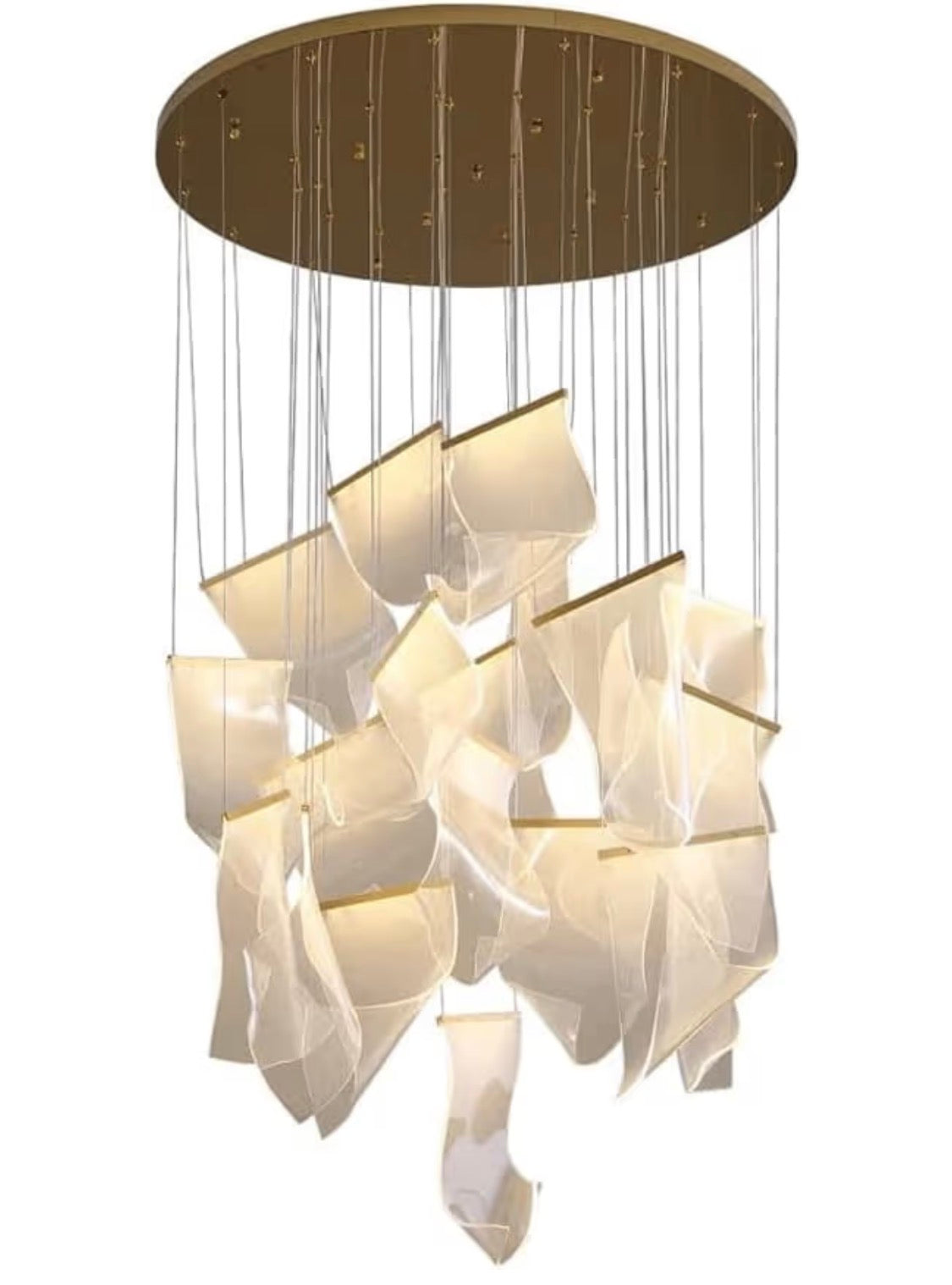 Rotating Chandelier Light